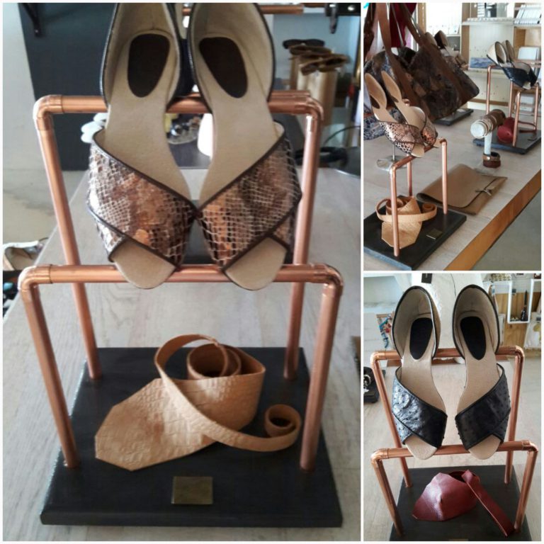 Shoe  & leather goods display